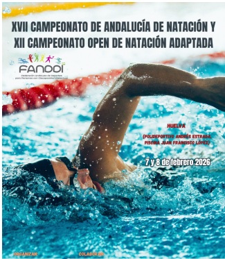Foto portada de CAMPEONATO DE ANDALUCIA NATACIÓN FANDDI 2026