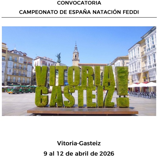 Foto portada de Campeonato de España de Natación FEDDI