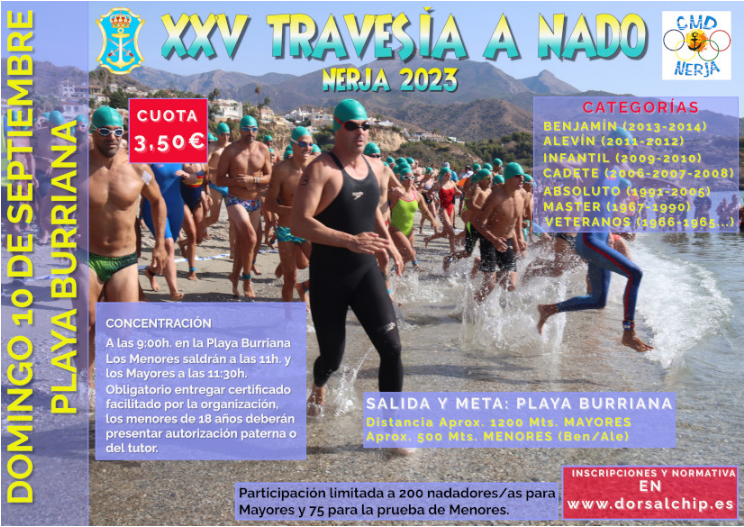 Travesía a Nado Merja 2023
